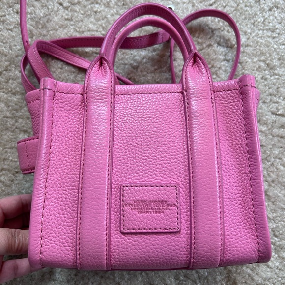 Marc Jacobs Vibrant Pink mini Tote Bag - Picture 9 of 15